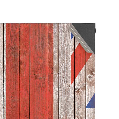 United Kingdom Flag Dark Wood XBox Series X Digital Edition Console Skin